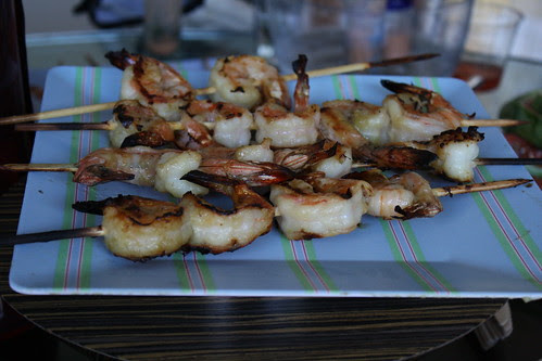 Honey Wasabi Grilled Shrimp