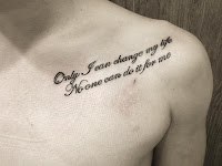 Collar Bone Tattoo Quotes For Girls
