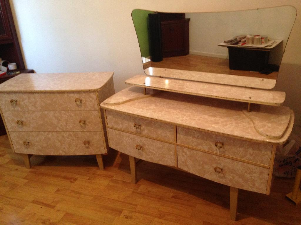 1960s style bedroom furniture glam