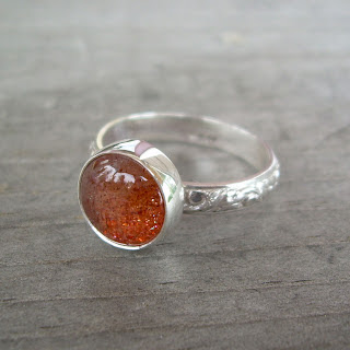 sunstone ring