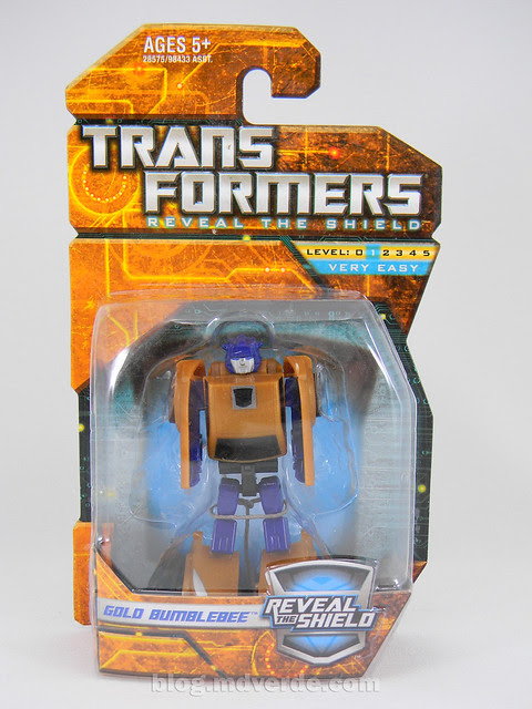 Transformers Gold Bumblebee Reveal the Shield Legends - caja