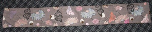 butterfly side of scarf