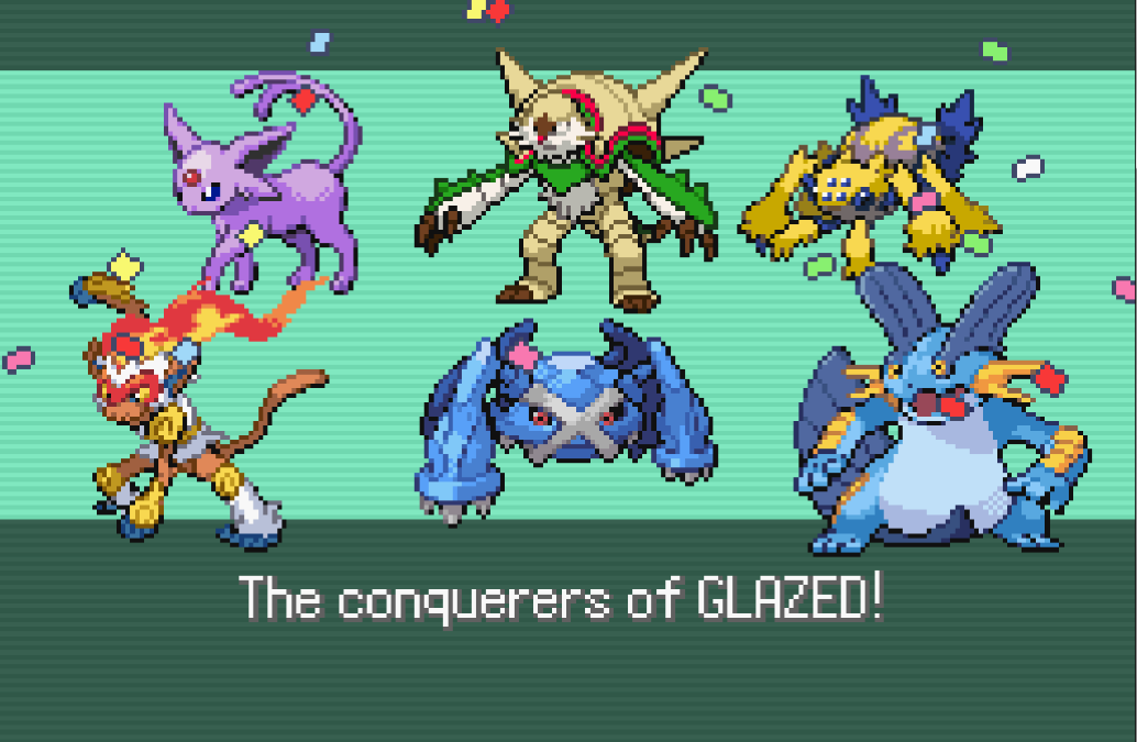 Pokemon Glazed Starters Evolution