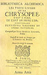 Les trois livres de la Chrysopée