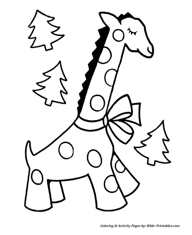 Download Coloring Sheet Printable Giraffe