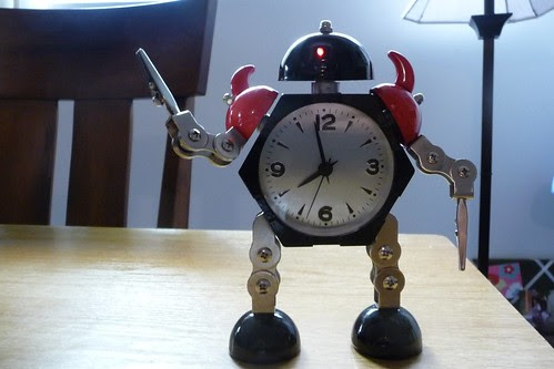 robot clock