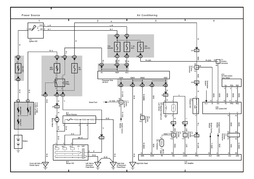 Stereo Wiring Diagram For Toyotum Rav 4 - Complete Wiring Schemas