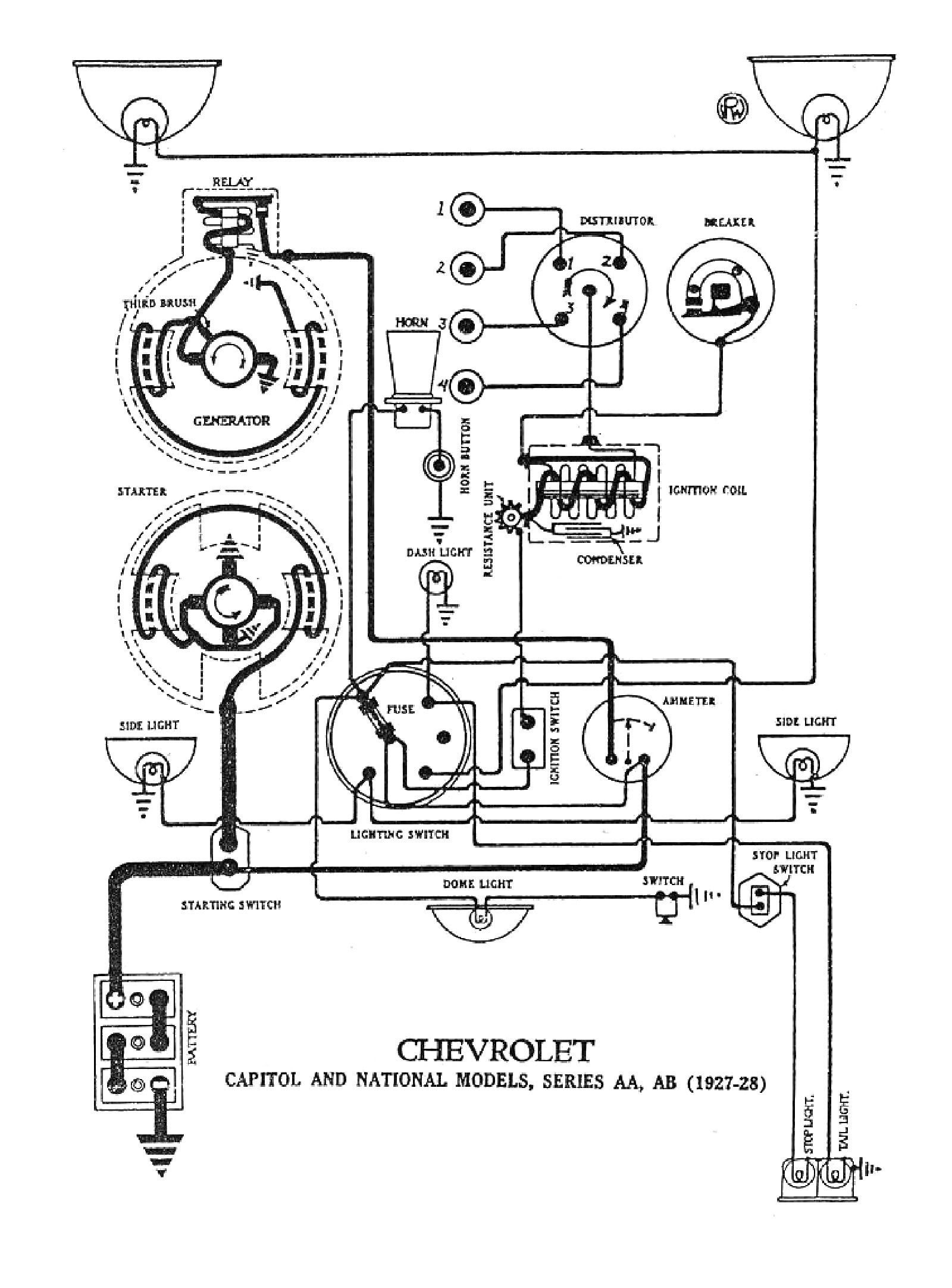 Starter Motor Wiring Diagram Chevy - Complete Wiring Schemas