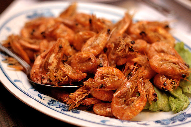 Baby Shrimp - wild shrimp caught off Singapore coasts, plain-fried
