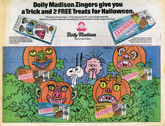 Peanuts Halloween Zingers ad