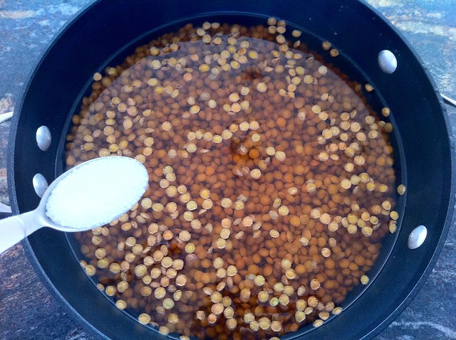 Adding Salt to Lentils