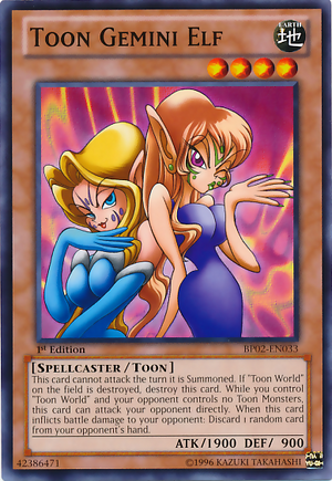 Toon Gemini Elf - Yu-Gi-Oh! Monstros de Duelo