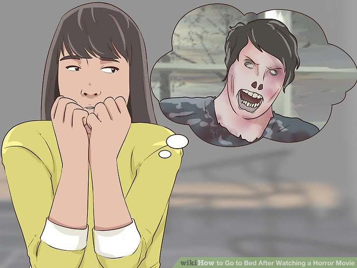 wikihow: How to Go to Bed After Watching a Horror Movie