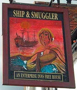 Smuggler's Pub Sign