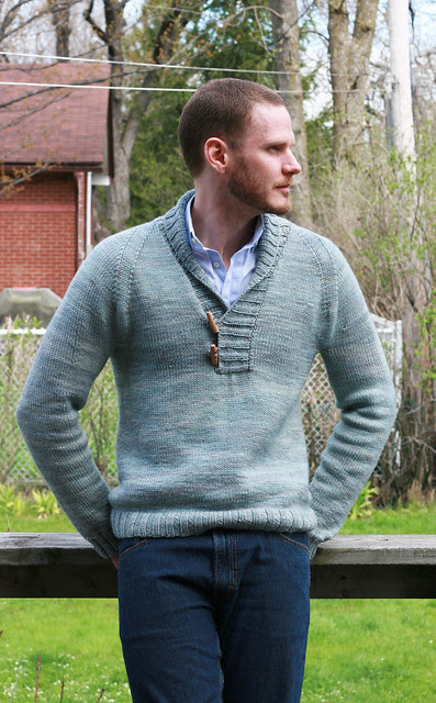 Chris in his gorgeous Brownstone pullover