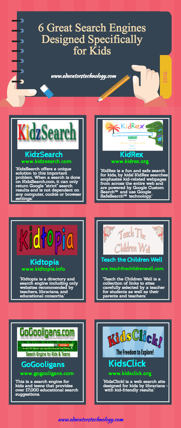 6 Great Search Engines Designed Specifically for Kids