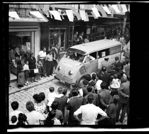 1959: Toledo recibe a Bahamontes (Fotografía Rodríguez)