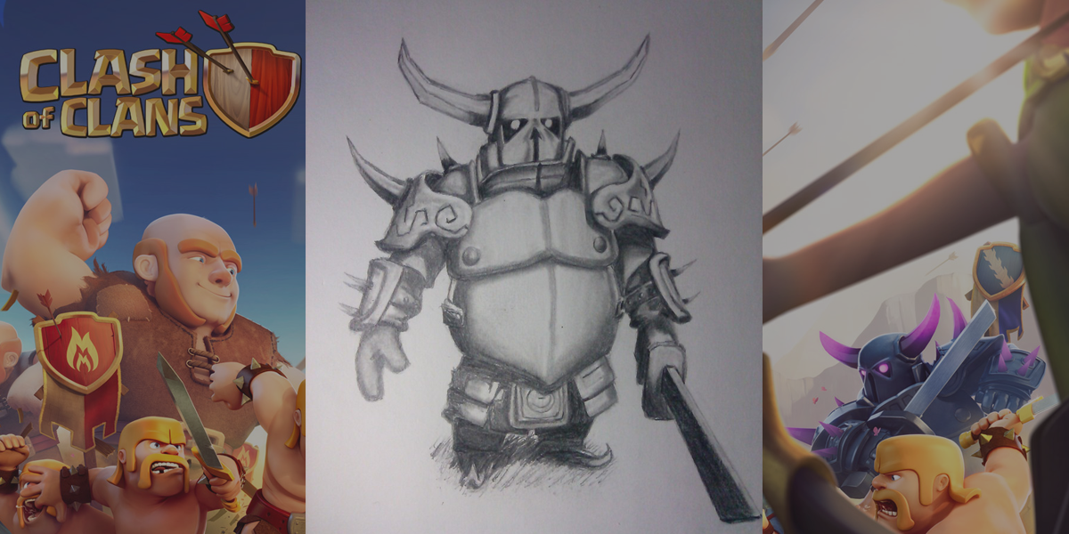 Clash Of Clans Pekka Drawing
