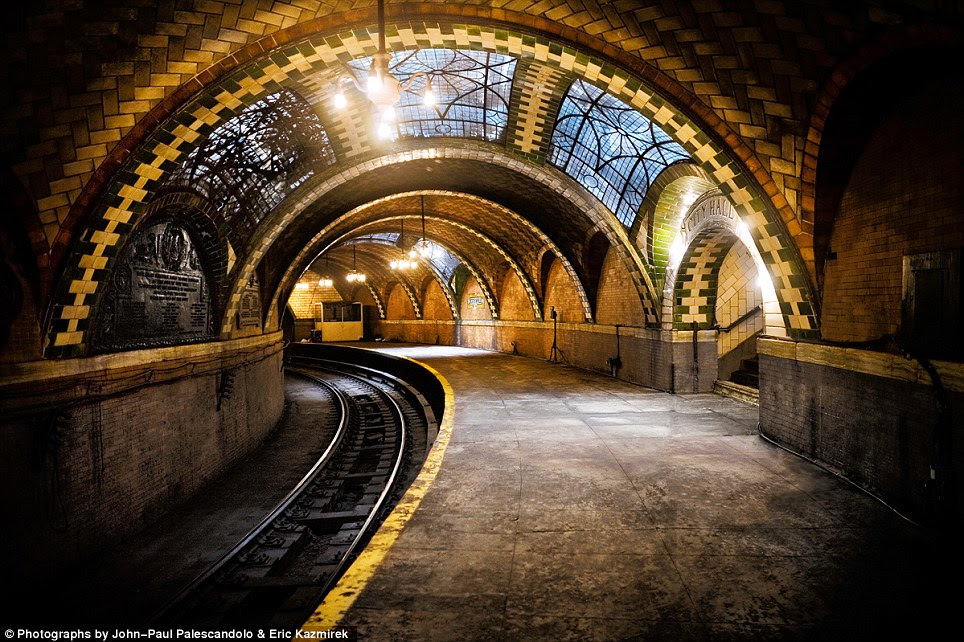 Abandoned: City Hall station was unexpectedly closed to the public a mere 41 years after it opened its doors in 1904