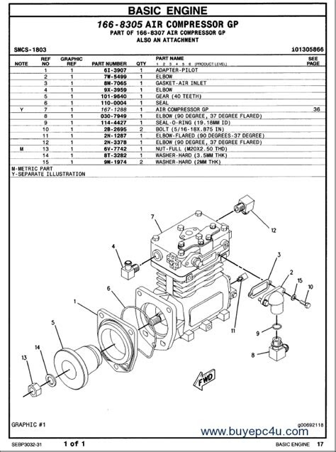Caterpillar C-15 Truck Engine Parts Manual PDF