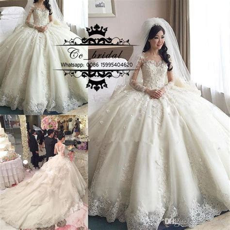 Luxury Princess Ball Gown Lace Wedding Dresses With Luxury Princess Ball Gown Lace Wedding Dresses With