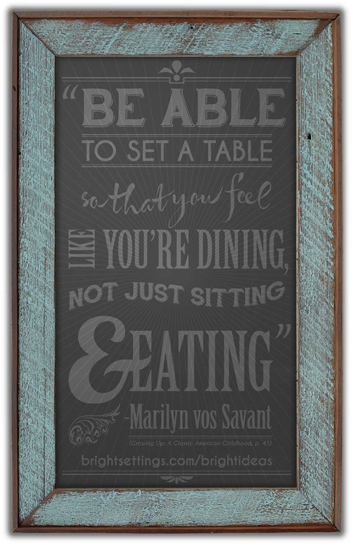 Setting The Table Quotes