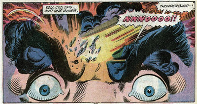 'My THUNDERBIRD! Logan parked it in the mall lot and it got scratched!' Uncanny X-Men #94