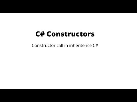 C# Constructor Call