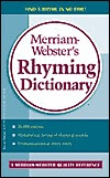 Merriam Webster's Rhyming Dictionary