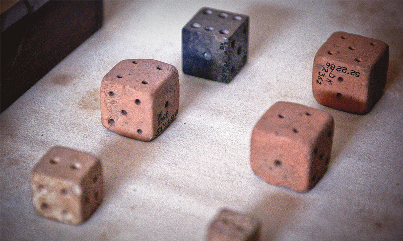 And you thought the dice originated in Europe?