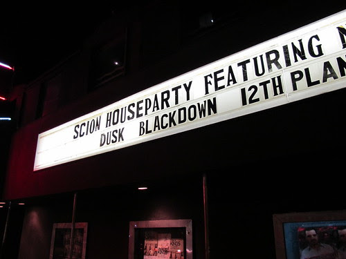 Dusk + Blackdown at The Roxy, Sunset Boulevard