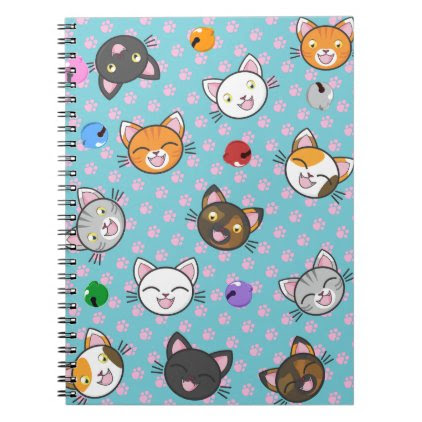 Kawaii Kitty Paws - Notebook