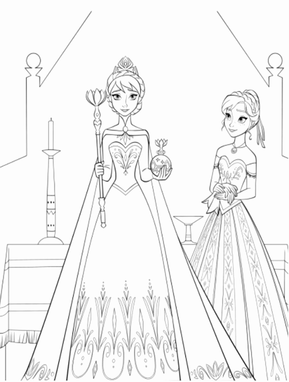 Fonkelnieuw Vegas Sou: Frozen Fever Coloring Pages LL-57