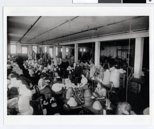 Workers at a hat factory, St. Paul