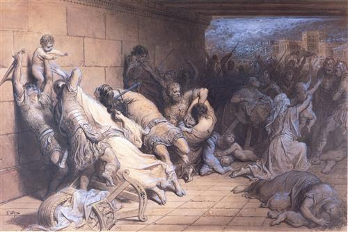 The Martyrdom of the Holy Innocents - Gustave Dore