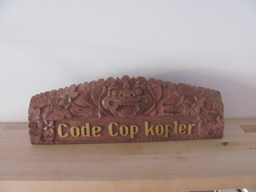 Code Cop Kofler Desk Name Plate Code Cop Kofler