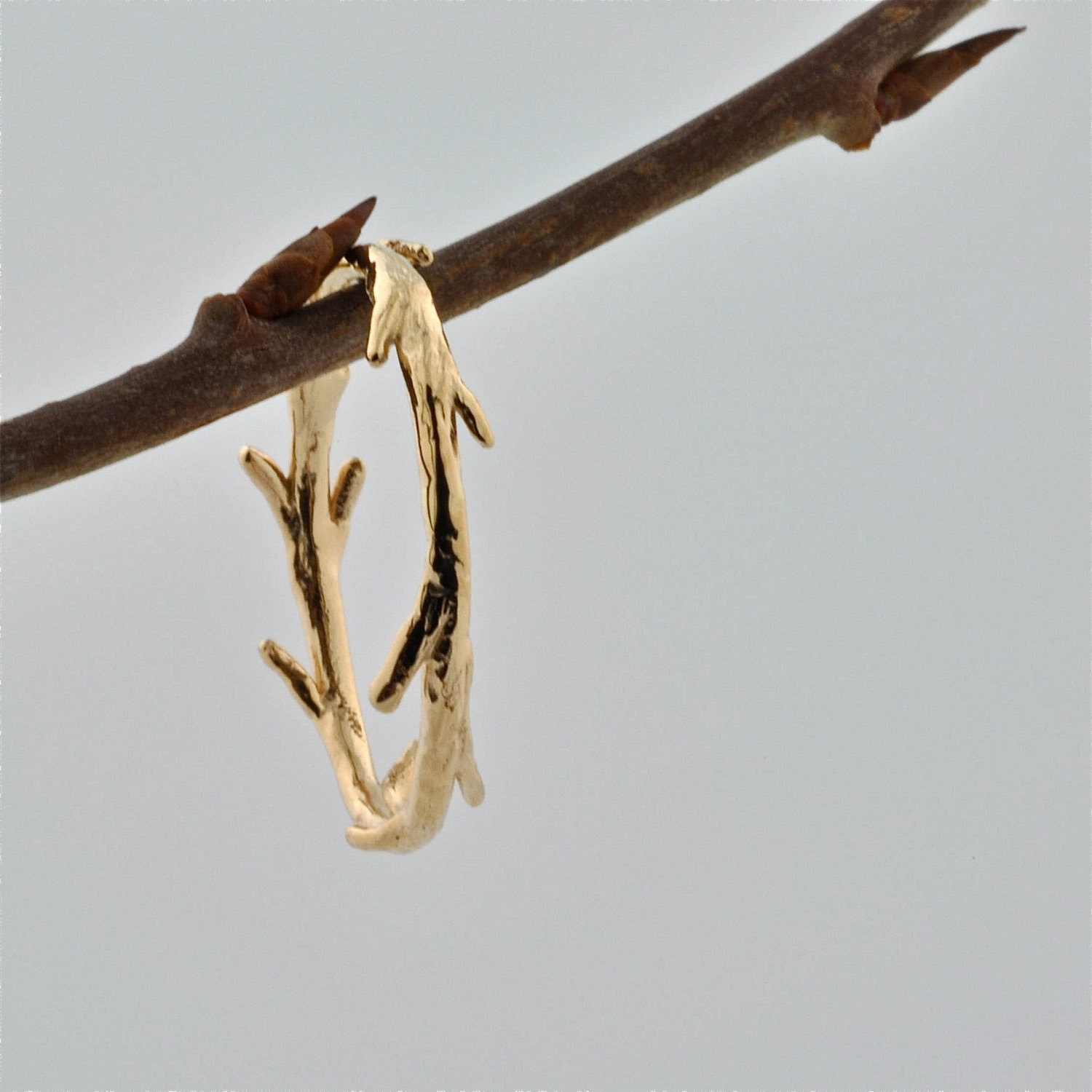 Gold Vermeil Twig Ring - colbyjune