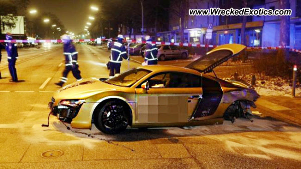 Almost Everything Autobody's Wreck of the Day--Audi R8 V10