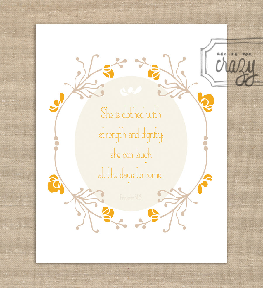 She can laugh at the days to come - 8x10 Print