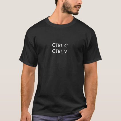 CTRL C CTRL V (Copy and Paste) Mens T-shirt