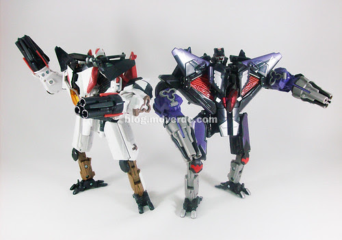 Transformers Ramjet & Skywarp RotF Voyager - modo robot