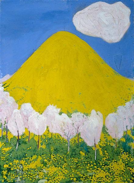 Der gelbe Hügel - Cuno Amiet