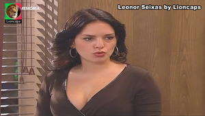 Leonor Seixas sensual na novela Vila Faia