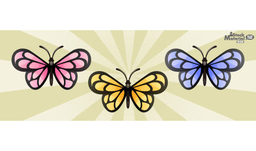 かわいいディズニー画像 綺麗な蝶 イラスト かわいい