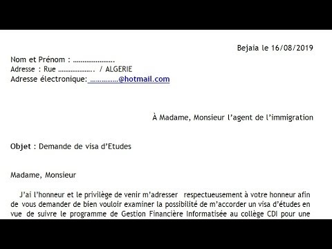 Exemple Lettre Explicative Immigration Canada  Brian Schultz Blog