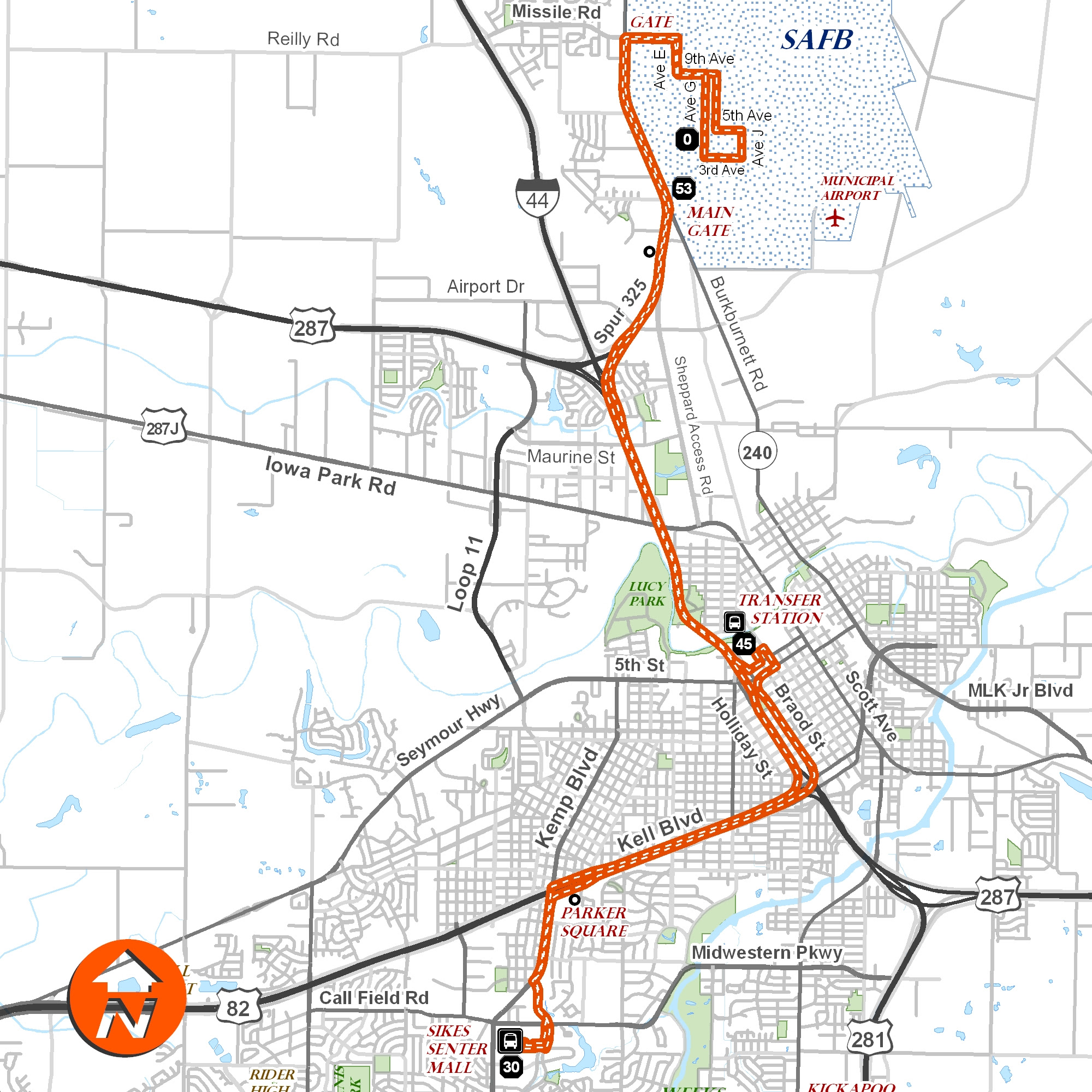 Sheppard Air Force Base Map - Printable Maps Online