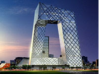 CCTV Headquarters in Beijing, by Rem Koolhaas. Click image to expand.