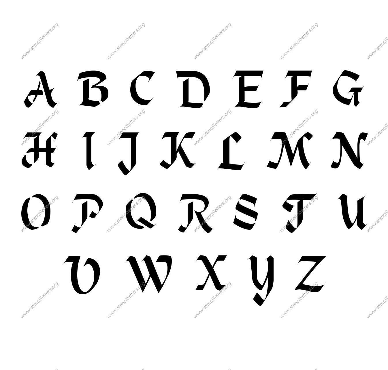 Featured image of post Printable Gothic Letters / Make printable letters with our gothic generator.