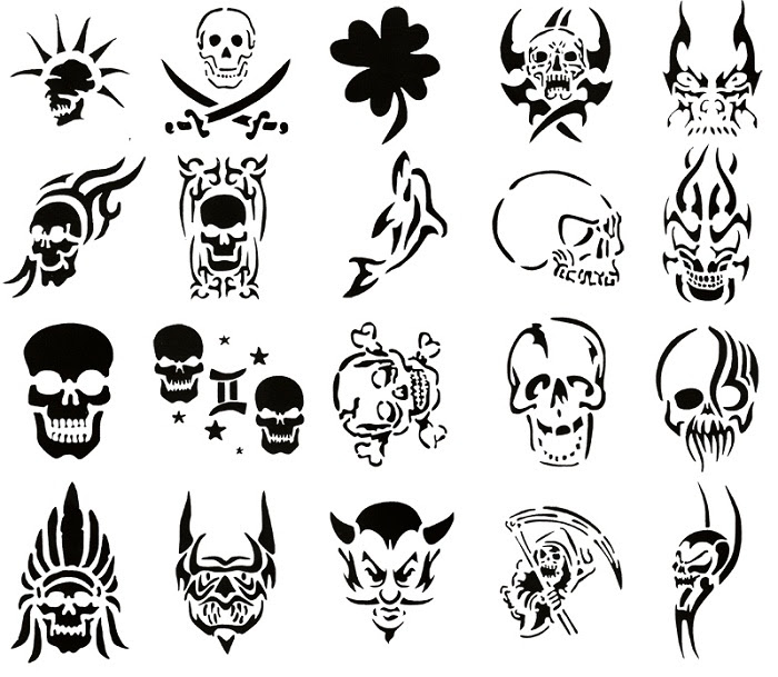 Easy Outline Tattoo Stencil Designs Tattoo Design Otherwise, you can freehand with a marker directly. easy outline tattoo stencil designs