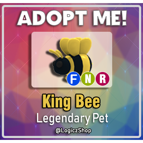 Neon King Bee In Adopt Me Roblox Cheat Promo Codes Robux For Roblox - details about roblox adopt me legendary ride fly queen bee virtual item read description
